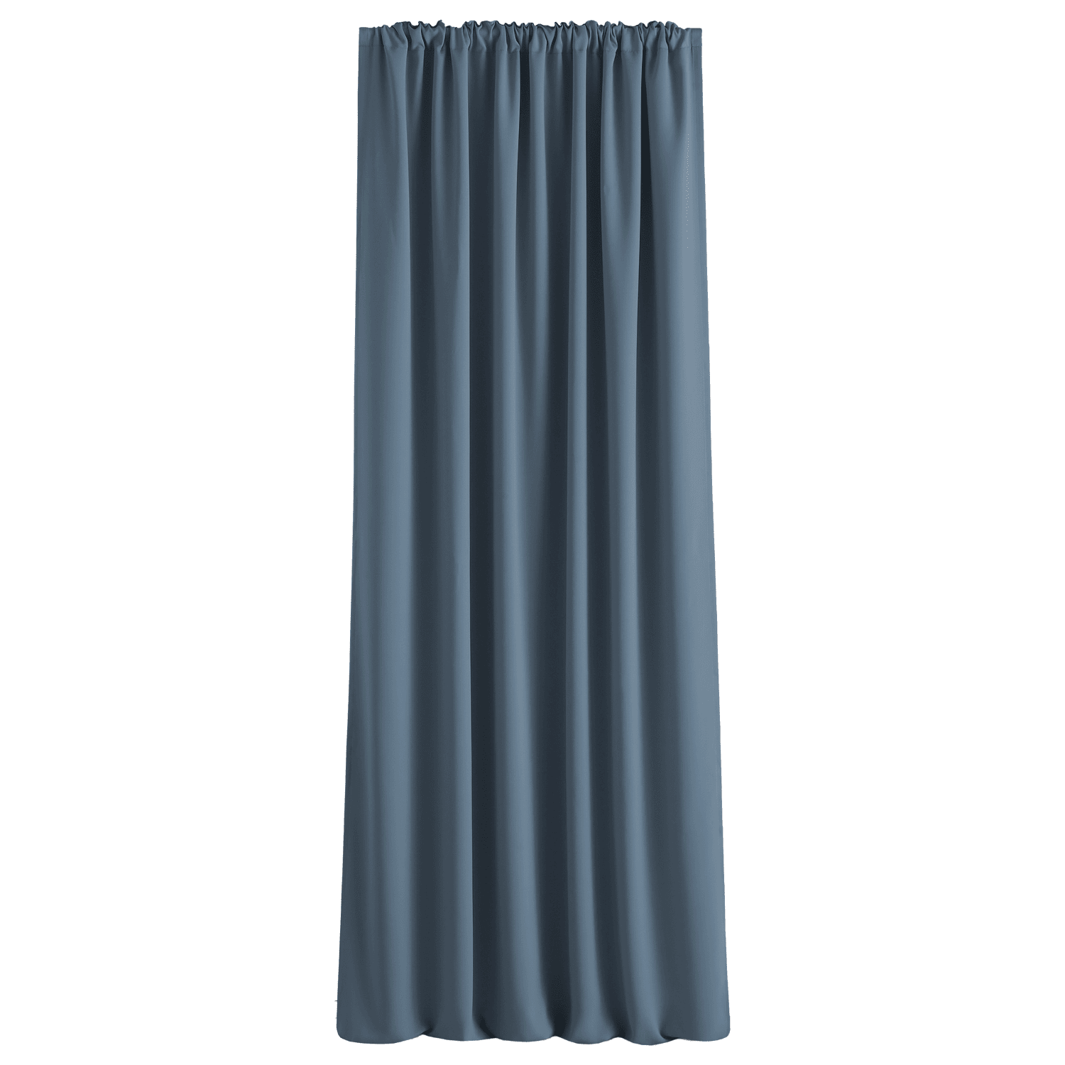 Rideau plissé bleu KILAVA 140x280 cm