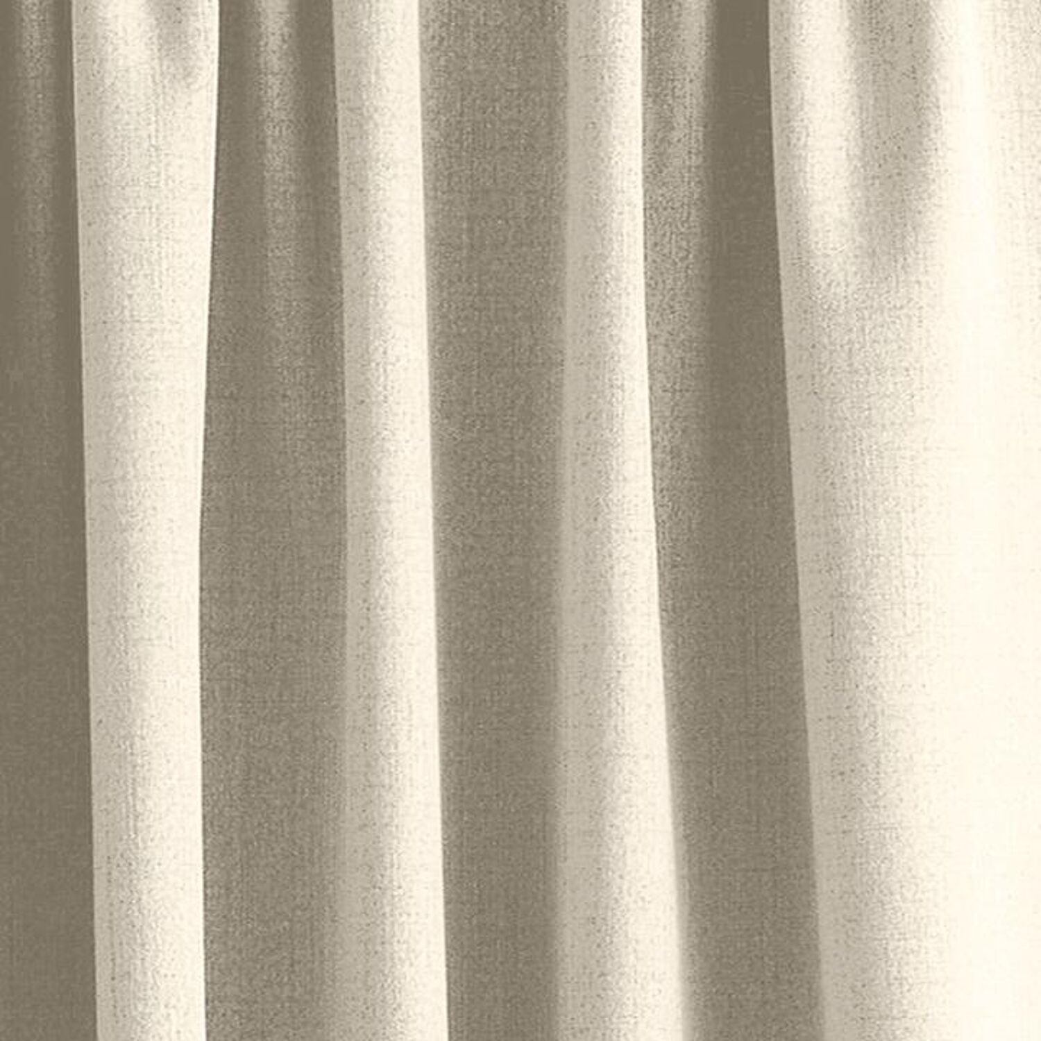 Rideau à galon fronceur Crème 140x280cm TEIDOR