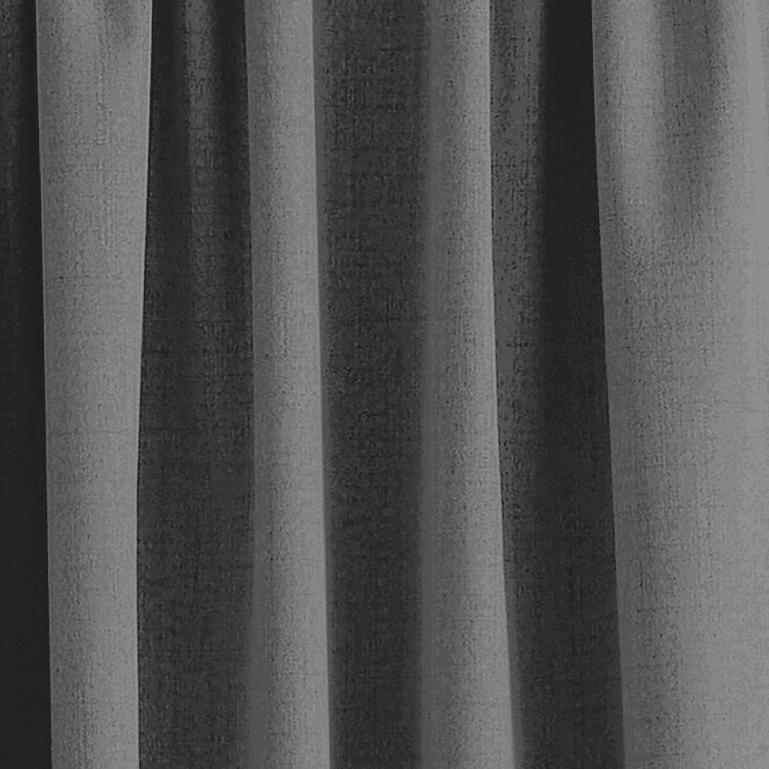 Rideau plissé en polyester gris 140 x 280 cm TEIDOR