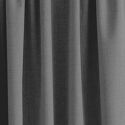 Rideau plissé en polyester gris 140 x 280 cm TEIDOR