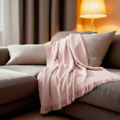 Plaid-Decke aus 100%...