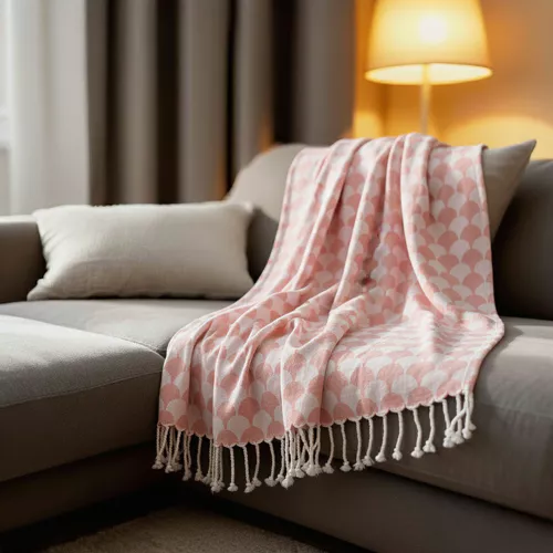 Katoenen DROPALL plaiddeken...