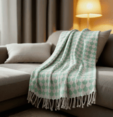 Couverture plaid en coton...