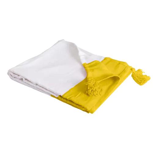 100% cotone plaid giallo...