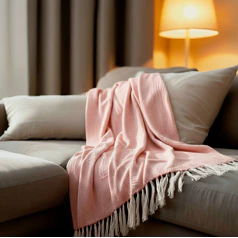 Plaid-Decke aus 100%...