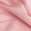 100% cotone rosa salmone plaid con frange 180x220cm ZIGORA