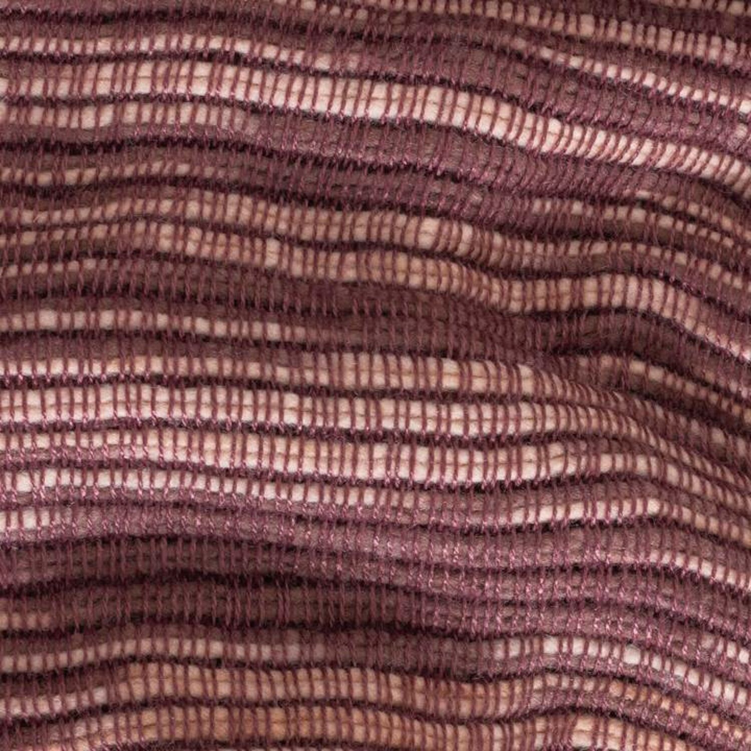 Decke Plaid pflaume mit Fransen 130x170cm ANEVIK