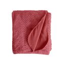Himbeerrote Plaid-Decke 130x170cm ARYNDAL