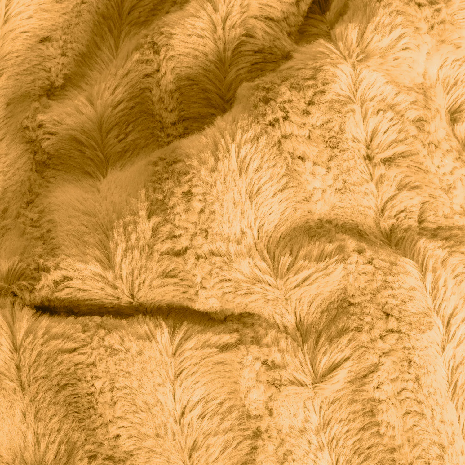 Cobertura de lã BERGIL em poliéster amarelo 180x220 cm