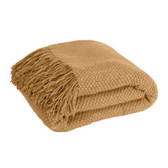 Coperta a quadri marrone...