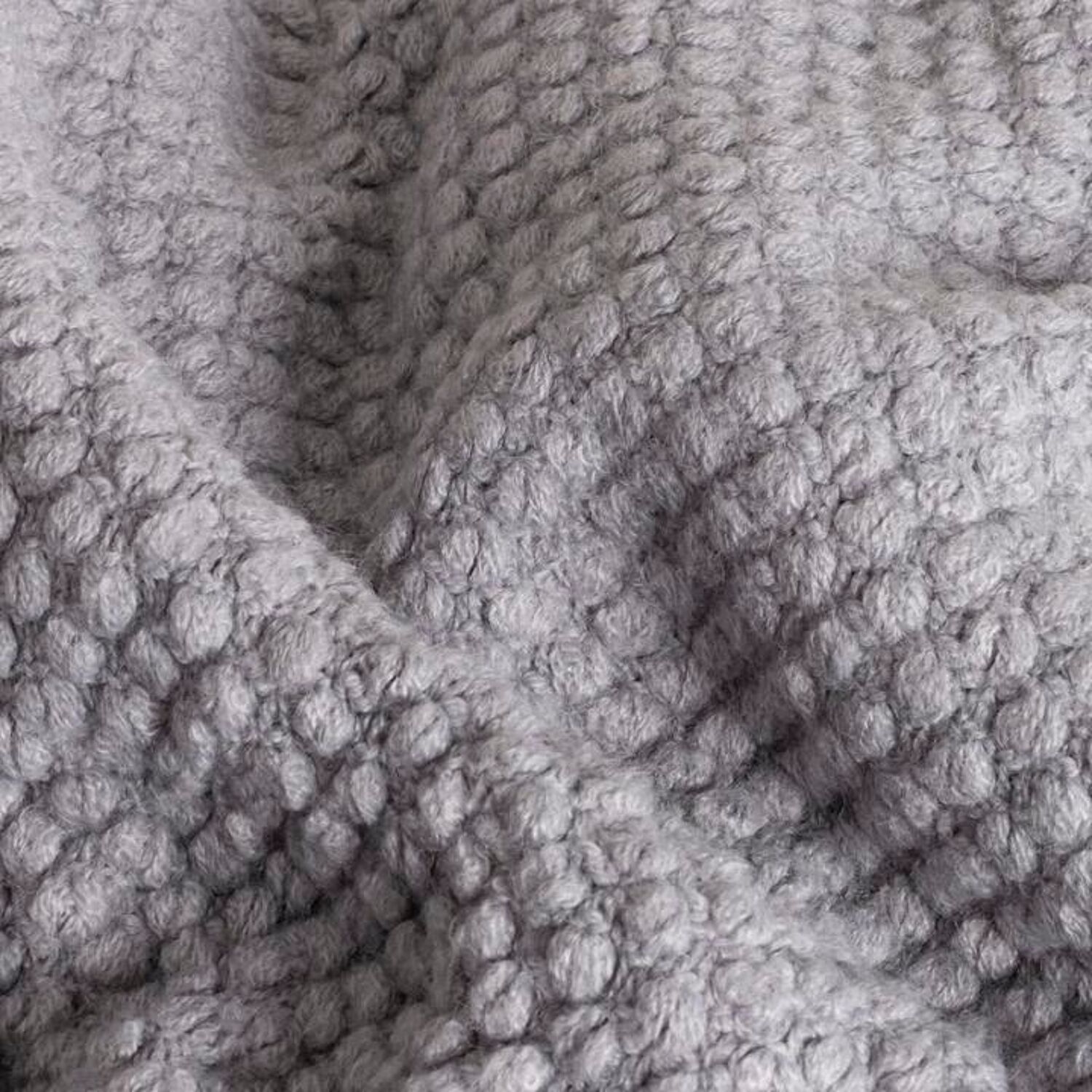 Coperta a quadri grigio chiaro 180x220cm DENARLA