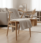 Couverture plaid blanc...