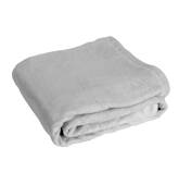 Couverture plaid gris...