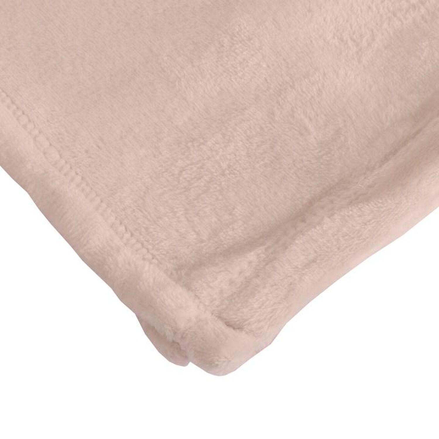 Plaid-Decke blassrosa 130x170cm FLANBERG