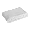 Couverture plaid couleur blanche 180x200cm FLANBERG