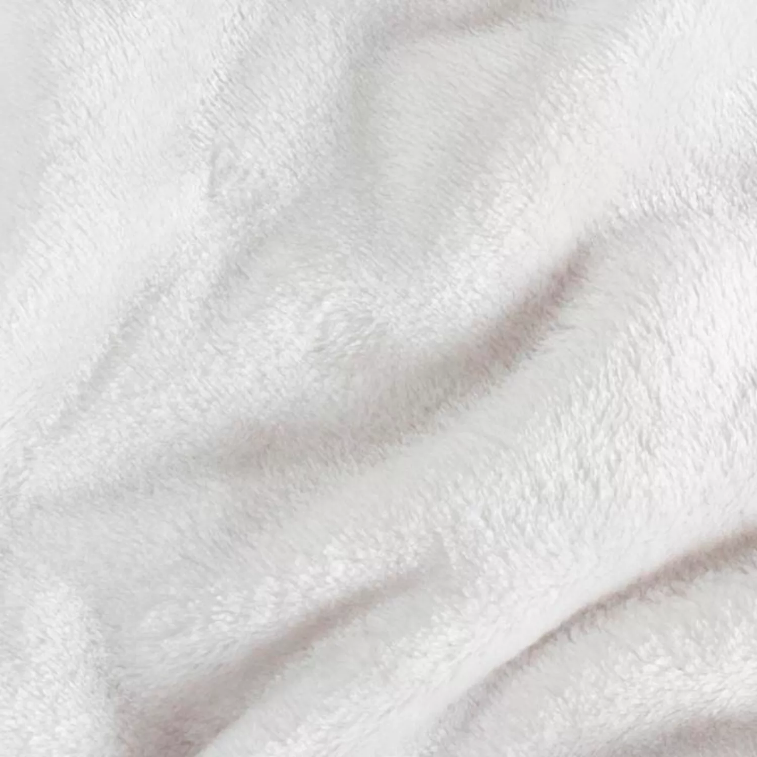 Couverture plaid couleur blanche 180x200cm FLANBERG