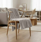 Couette Plaid gris en...