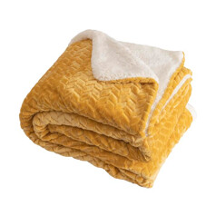 Coperta a quadri gialla...