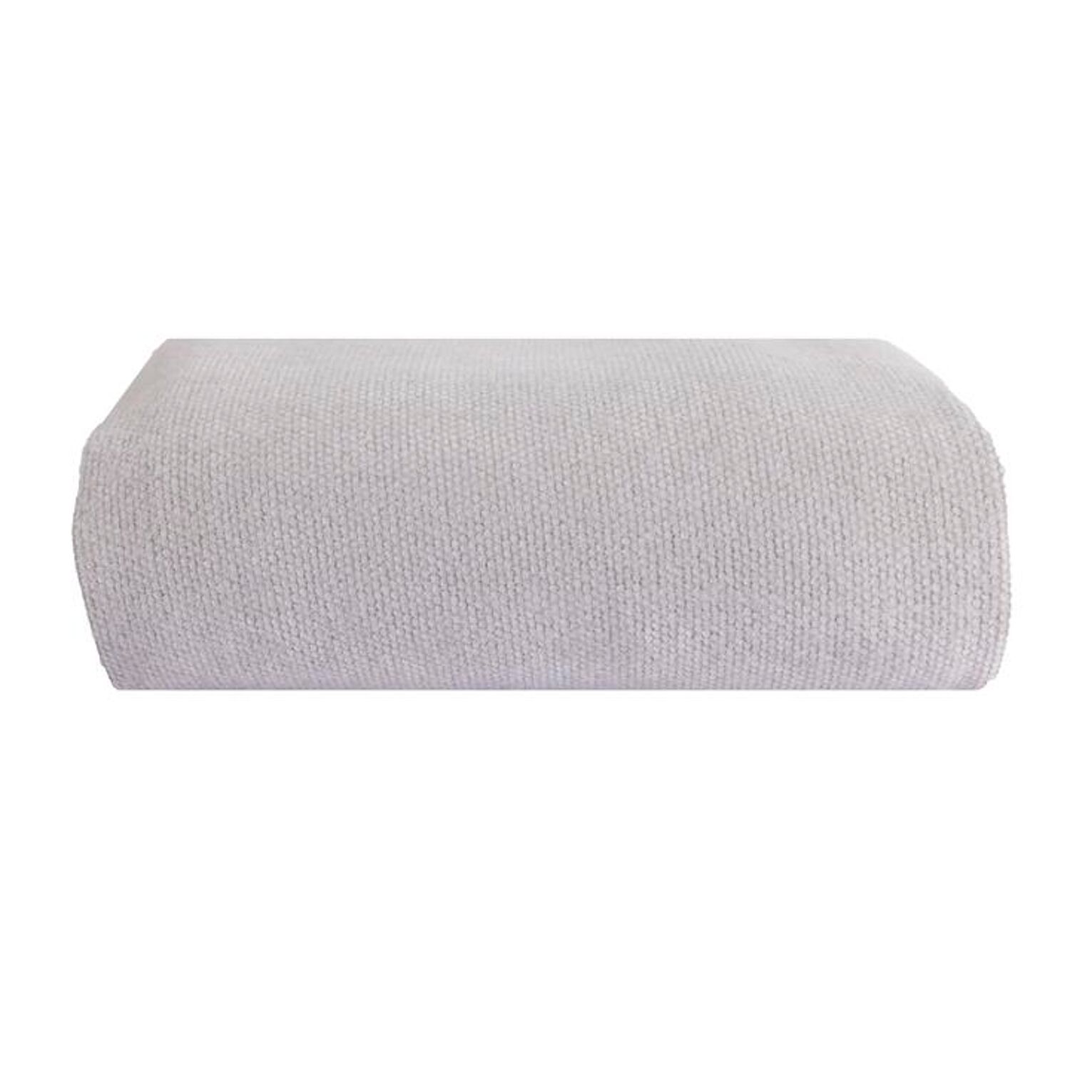 Plaid-Decke hellgrau 130x170cm PANORA