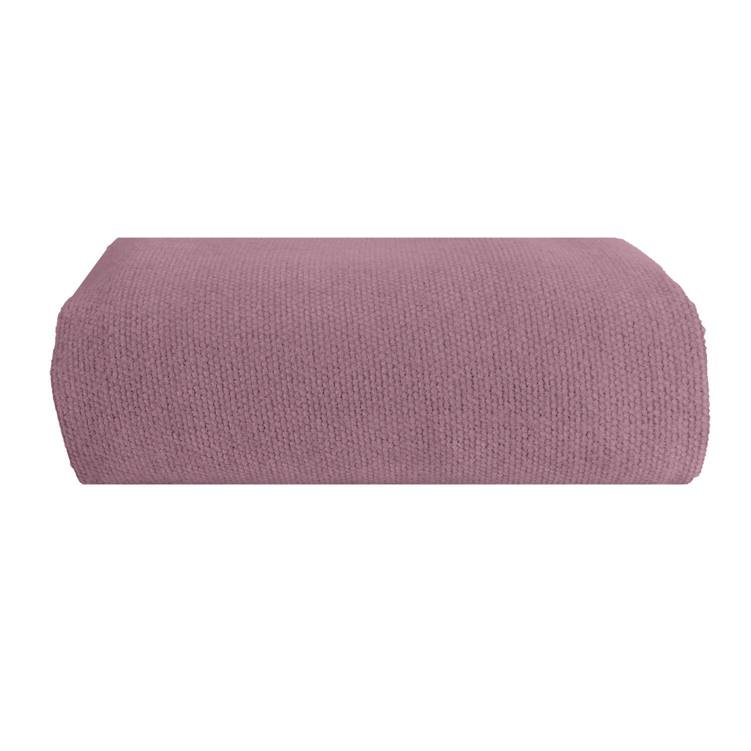 Couverture plaid rose 130x170cm PANORA