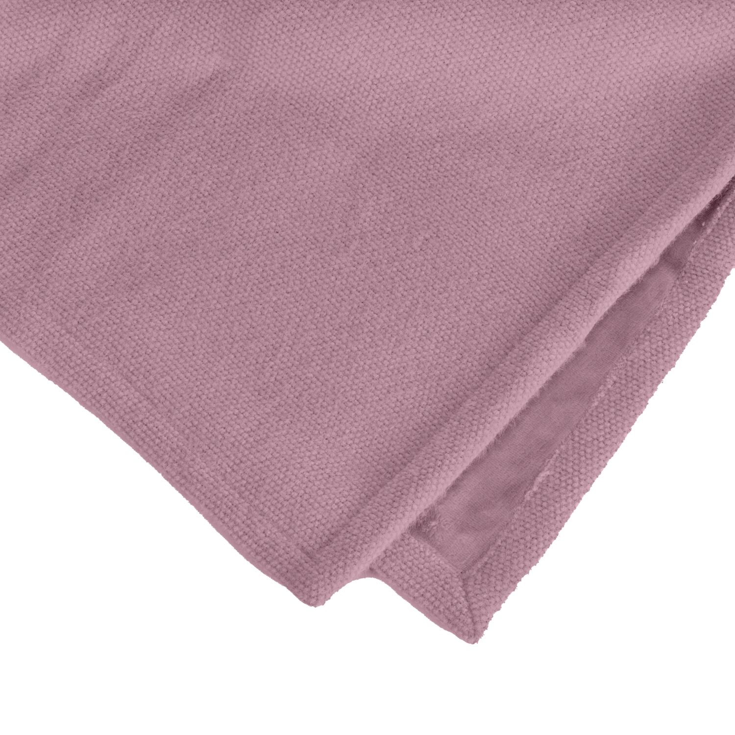 Couverture plaid rose 130x170cm PANORA