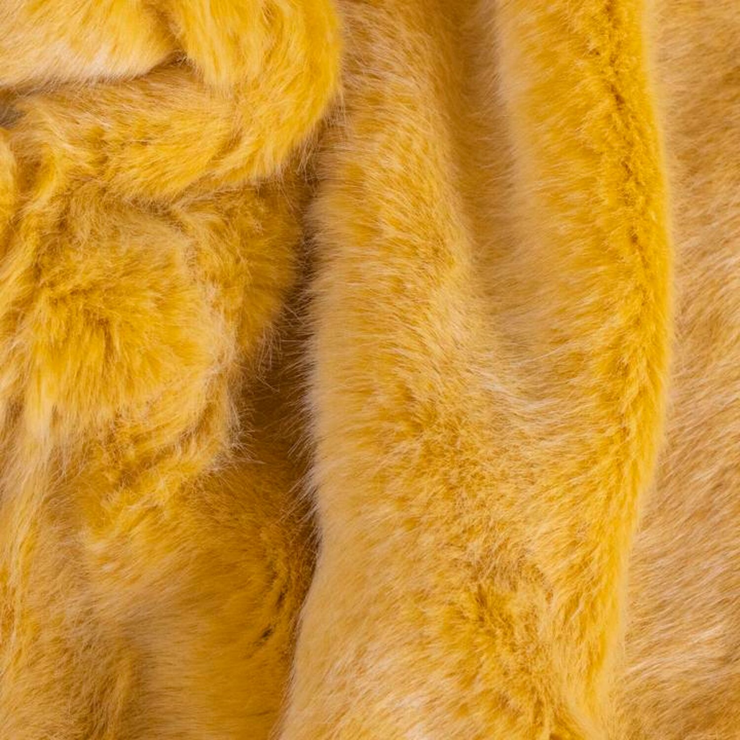 Couverture plaid jaune 130x160cm MINNOR