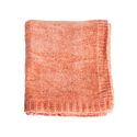 Plaid-Decke Lachsrosa 130x170cm SAVORA
