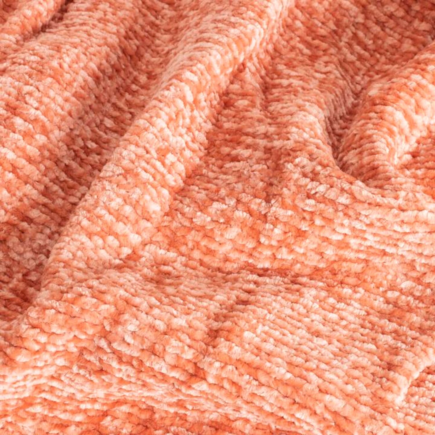 Plaid-Decke Lachsrosa 130x170cm SAVORA