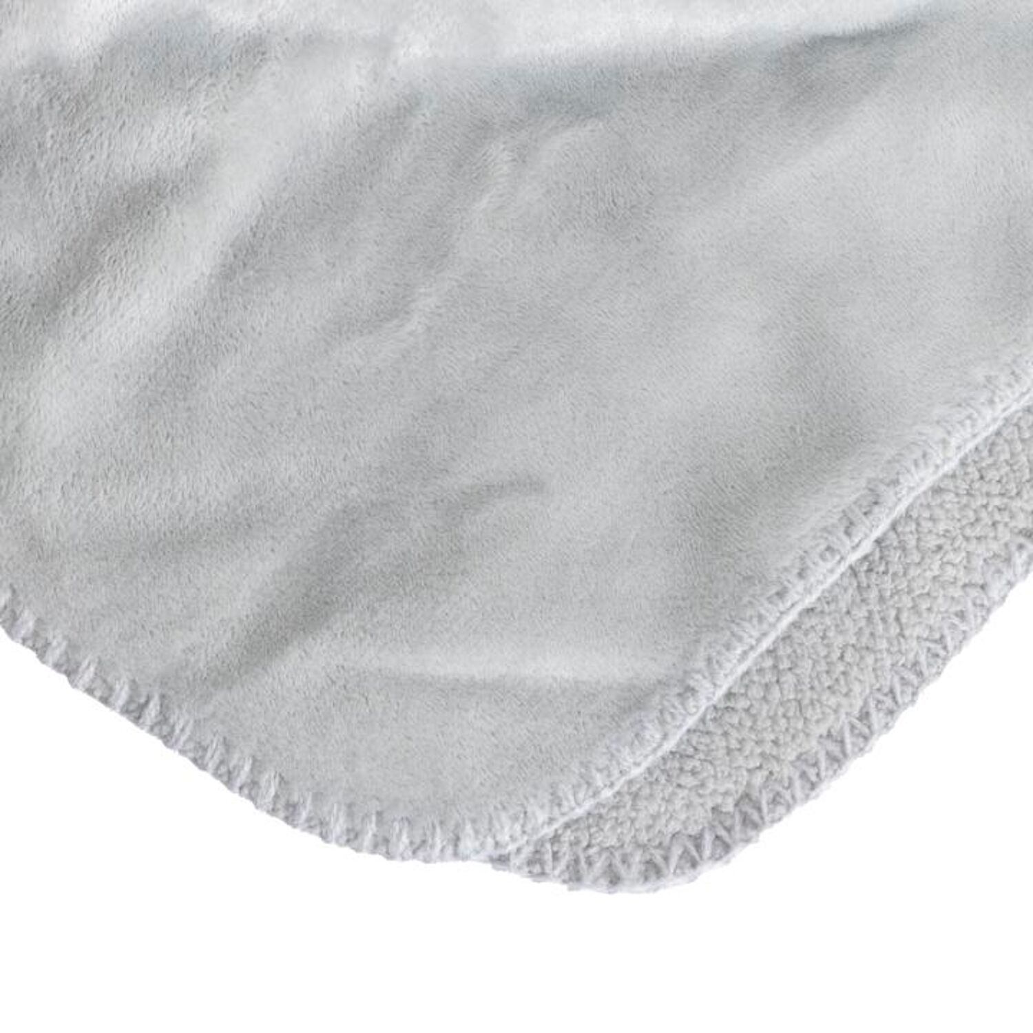 Plaid-Decke hellgrau 130x170cm SMOOTIK