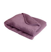Couverture plaid violette...