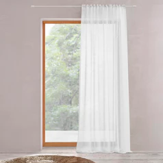 Rideau plissé en voile...