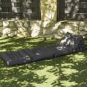 Lot de 2 matelas de sol modulaires gris foncé PYRAMIDE