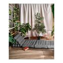 Lot de 2 matelas de sol modulaires gris foncé PYRAMIDE