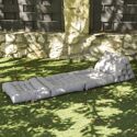 Lot de 2 matelas de sol modulaires gris clair PYRAMIDE