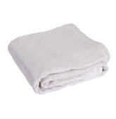 Couverture plaid Beige...