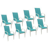 Lot de 8 chaises en...