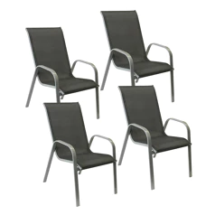 Lot de 4 chaises MARBELLA...