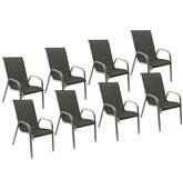 Lot de 8 chaises en...