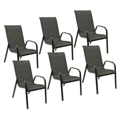 Lot de 6 chaises MARBELLA...