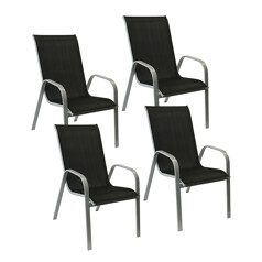 Lot de 4 chaises MARBELLA...
