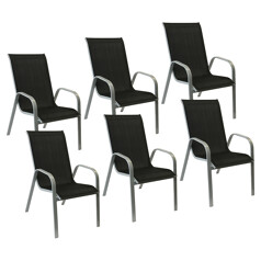 Lot de 6 chaises MARBELLA...