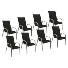 Lot de 8 chaises MARBELLA...
