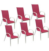 Lot de 6 chaises en...