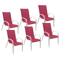 Lot de 6 chaises MARBELLA...