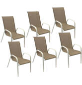 Lot de 6 chaises en...