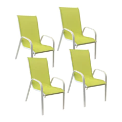 Lot de 4 chaises MARBELLA...