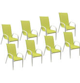Lot de 8 chaises en...