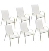 Lot de 6 chaises en...