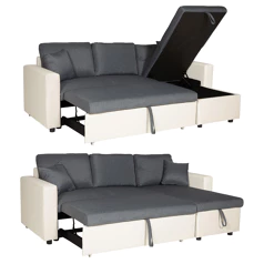 Canapé d'angle convertible...