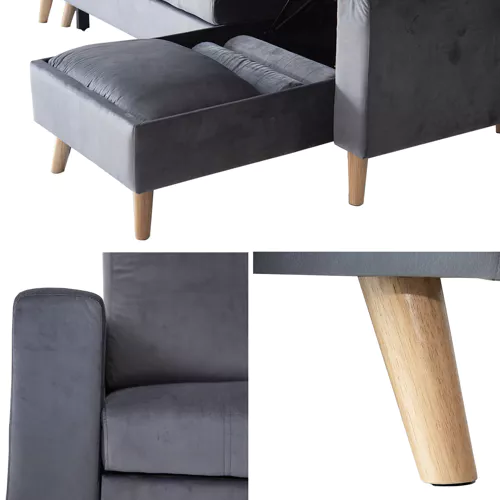 Canapé d'angle convertible...